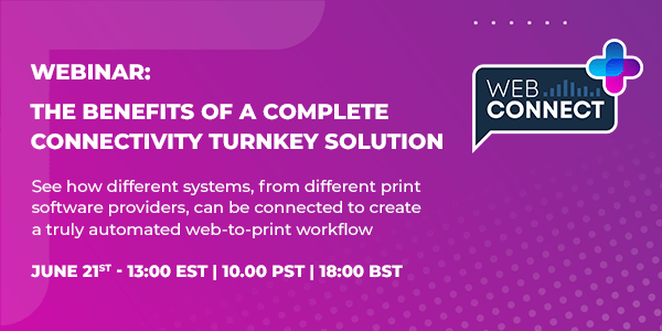 WebConnect+ Webinar announcement