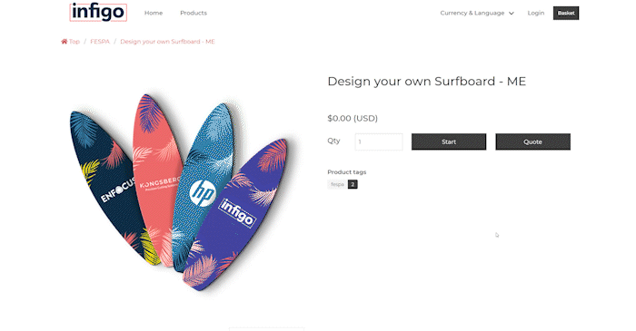 Infigo Enfocus Kongsberg HP Editable Surfboard Workflow