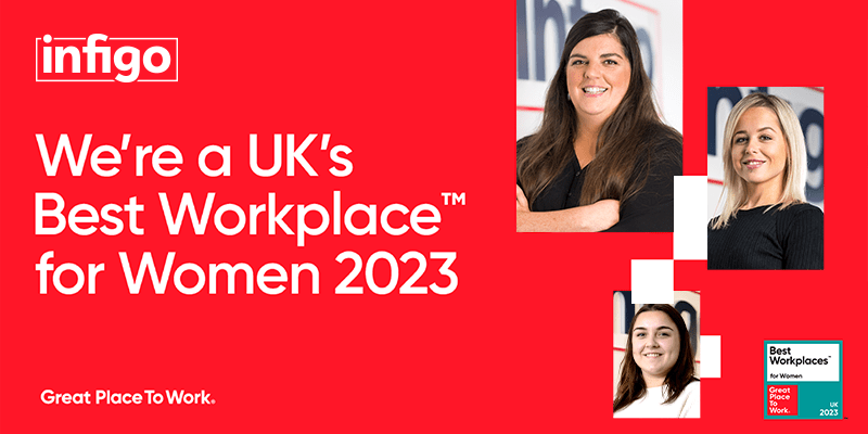 Infigo Named A UKs Best Workplace for Women 2023