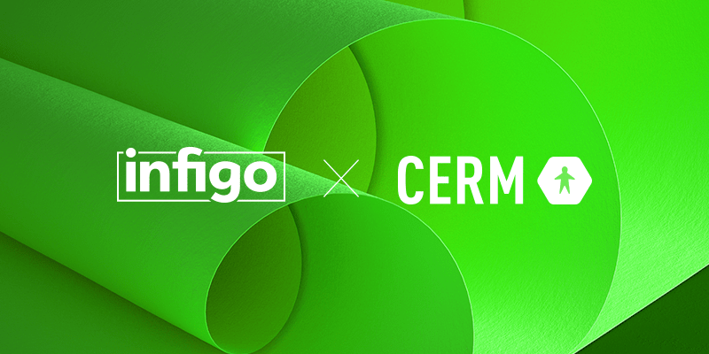 Infigo and CERM Partnership Banner