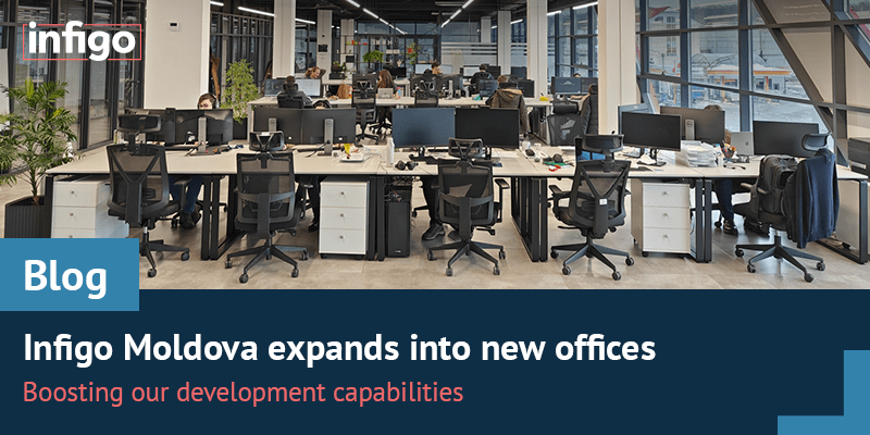 Infigo Moldova's Office Expansion Banner