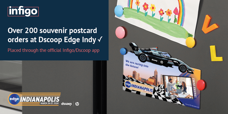 Dscoop Edge Indy Fridge Magnet on Fridge